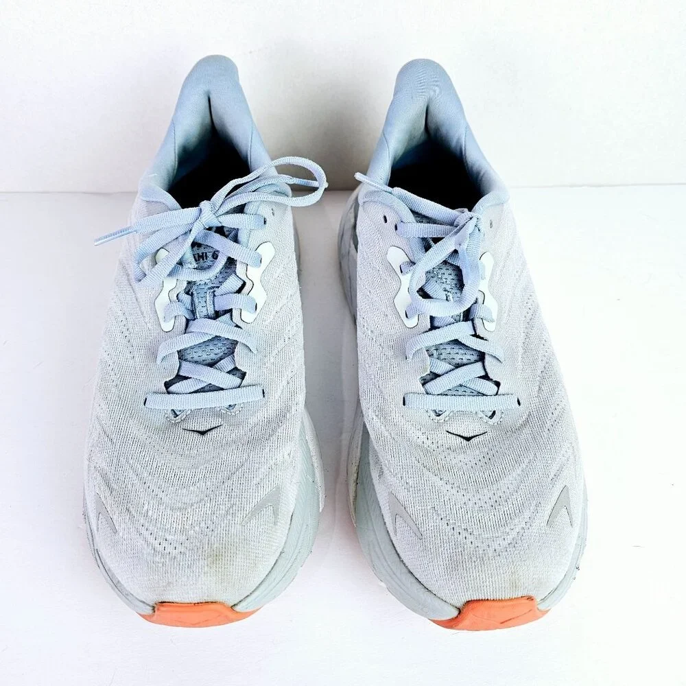 Hoka One One Arahi 6 1123195 PABF Plein Air Blue Fog Running Shoe Sneakers, 9B - Picture 4 of 10